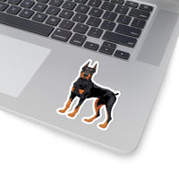 Doberman Pinscher Kiss-Cut Stickers