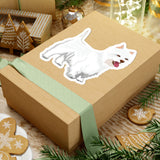 West Highland White Terrier Kiss-Cut Stickers, 4 Sizes, Vinyl with 3M Glue, FREE Shipping, Made in USA!!