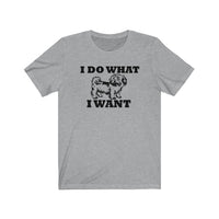 I Do What I Want Shih Tzu Unisex Jersey Short Sleeve Tee