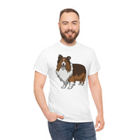 Shetland Sheepdog Unisex Heavy Cotton Tee