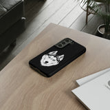 Siberian Husky Tough Cell Phone Cases, 33 Types of Cases, 2 Layer Case, Impact Resistant, FREE Shipping, Made in USA!!