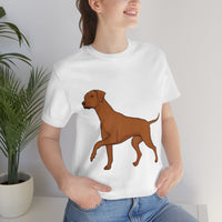 Rhodesian Ridgeback Unisex Jersey Short Sleeve Tee, S - 3XL, 16 Colors, Light Fabric Cotton, FREE Shipping, Made in USA!!