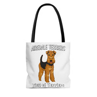 Airedale Terrier AOP Tote Bag