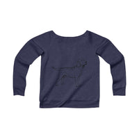 Labrador Retriever Women's Sponge Fleece Wide Neck Sweatshirt