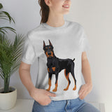 Doberman Pinscher Unisex Jersey Short Sleeve Tee