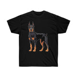 Doberman Pinscher Unisex Ultra Cotton Tee