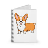 Pembroke Welsh Corgi Spiral Notebook - Ruled Line