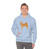 Shiba Inu Unisex Heavy Blend™ Hooded Sweatshirt, S -5XL, 12 Colors, Cotton/Polyester, Medium Heavy Fabric, FREE Shipping, Made in USA!!