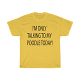 Poodle Unisex Heavy Cotton Tee