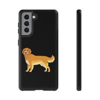 Golden Retriever Cell Phone Cases, Samsung, iPhone, Google, Impact Resistant, Dual Layer for Protection, FREE Shipping, Made in USA!!