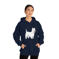 West Highland White Terrier Unisex Heavy Blend™ Hooded Sweatshirt, S - 5XL, Cotton/Polyester, FREE Shipping, Made in USA!!