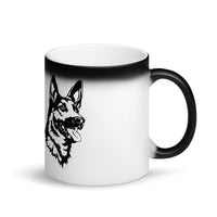 German Shepherd Matte Black Magic Mug