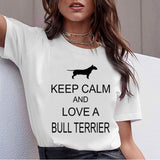 Dog T-Shirt, Beagle, Border Collie, Malinois, Bull Terrier, Rottweiler, Whippet, Greyhound, Tops, Female