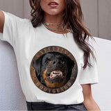 Dog T-Shirt, Beagle, Border Collie, Malinois, Bull Terrier, Rottweiler, Whippet, Greyhound, Tops, Female