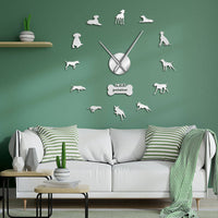 German Shorthaired Pointer Dog Breed Modern 3D DIY Wall Clock  Deutsch Kurzhaar Wall Watch Pet Lover Gift Creative Show