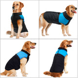 Clothes for Large Dogs Waterproof Dog Vest Jacket Winter Nylon Dogs Clothing for Dogs Chihuahua Labrador Blue Pink