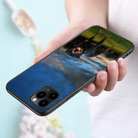 Rottweiler Black Silicone Phone Case, iPhone 11, 11 Pro, XS, MAX XR, X, 8, 7, 6S, 6 Plus, 5S, Gloss Phone Case Cover