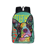 German Shepherd Cartoon Backpack, Children School Bags, Travel Backpack