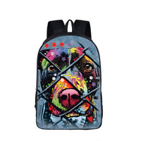 German Shepherd Cartoon Backpack, Children School Bags, Travel Backpack