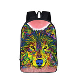 German Shepherd Cartoon Backpack, Children School Bags, Travel Backpack