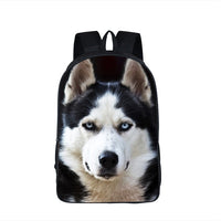 German Shepherd / Pit / Staffordshire Bull Terrier / Rottweiler Backpack For Teenager Children School Bags Boy Dog Bag