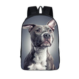 German Shepherd / Pit / Staffordshire Bull Terrier / Rottweiler Backpack For Teenager Children School Bags Boy Dog Bag