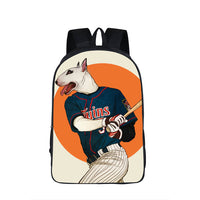 German Shepherd / Pit / Staffordshire Bull Terrier / Rottweiler Backpack For Teenager Children School Bags Boy Dog Bag