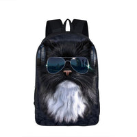 German Shepherd / Pit / Staffordshire Bull Terrier / Rottweiler Backpack For Teenager Children School Bags Boy Dog Bag