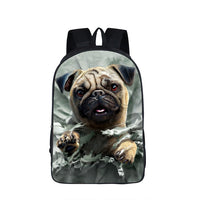 German Shepherd / Pit / Staffordshire Bull Terrier / Rottweiler Backpack For Teenager Children School Bags Boy Dog Bag