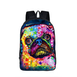 German Shepherd / Pit / Staffordshire Bull Terrier / Rottweiler Backpack For Teenager Children School Bags Boy Dog Bag