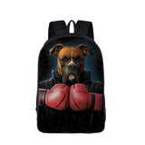 German Shepherd / Pit / Staffordshire Bull Terrier / Rottweiler Backpack For Teenager Children School Bags Boy Dog Bag