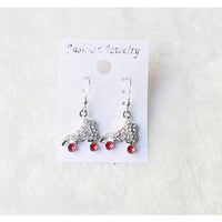 Softball Dangle Earring, Rhinestone Crystal Bling, 11 Variations, FREE Shipping