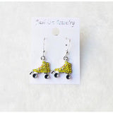 Softball Dangle Earring, Rhinestone Crystal Bling, 11 Variations, FREE Shipping