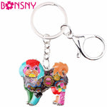 Shih Tzu Enamel Key Chain, Yorkie, Yorkshire Dog, Key Ring, Key Chain Charm,  Key Chain, Pendant Jewelry