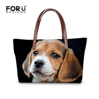Shih Tzu Handbags, Shoulder Bags, 3D Printing, Large Tote Bag, Bolsas Femininas