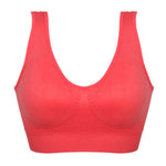 Padded Seamless Bra Vest Tops Rimless Bras