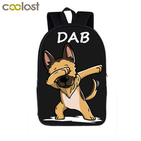 German Shepherd Dab Puppy Backpack