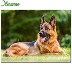 German Shepherd DIY Diamond Embroidery, YOGOTOP, 5D Diamond Painting Cross Stitch Kit, Full Diamond Mosaic