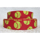 Softball Printed Ribbon, 16mm 22mm 25mm 38mm 50mm 75mm, 50yards/roll, FREE Shipping