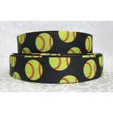 Softball Printed Ribbon, 16mm 22mm 25mm 38mm 50mm 75mm, 50yards/roll, FREE Shipping