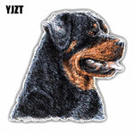 Rottweiler Dog Head PVC Car Sticker, 14CMx14CM