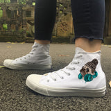 Shih Tzu, Pug, French Bulldog Wen Original Design High Top Woman Canvas Casual Shoes White Black Man Sneakers