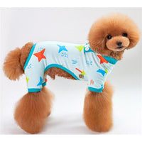 Dog Clothes, Jumpsuit, Cotton Dog Pajamas, Four-Leg Warm Clothes for Dogs, Shih Tzu, Yorkie Clothes