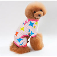 Dog Clothes, Jumpsuit, Cotton Dog Pajamas, Four-Leg Warm Clothes for Dogs, Shih Tzu, Yorkie Clothes