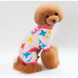 Dog Clothes, Jumpsuit, Cotton Dog Pajamas, Four-Leg Warm Clothes for Dogs, Shih Tzu, Yorkie Clothes