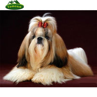 Shih Tzu DIY Diamond Embroidery, Diamond Painting, Cross Stitch, 3D Diamond Mosaic Needlework,