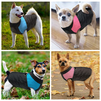 Clothes for Large Dogs Waterproof Dog Vest Jacket Winter Nylon Dogs Clothing for Dogs Chihuahua Labrador Blue Pink