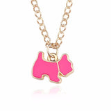 Cute Dog Necklace For Women Animals Puppy Doggy Pendant Kawaii Shiba Inu Husky Poodle Necklaces&Pendants Christmas Xmas Jewelry