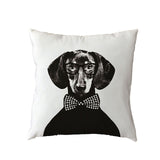 Bad Dogs Cushion Covers French Bulldog Pug Poodle Pillow Cover 45*45cm Polyester Peach Skin Pillowcase Home Sofa Chair Decorate