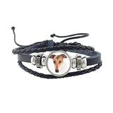 Rottweiler Glass Cabochon Bracelet, Sheltie, Shar Pei Dog, Multilayer Leather Bracelet, Fashion Accessories, Jewelry